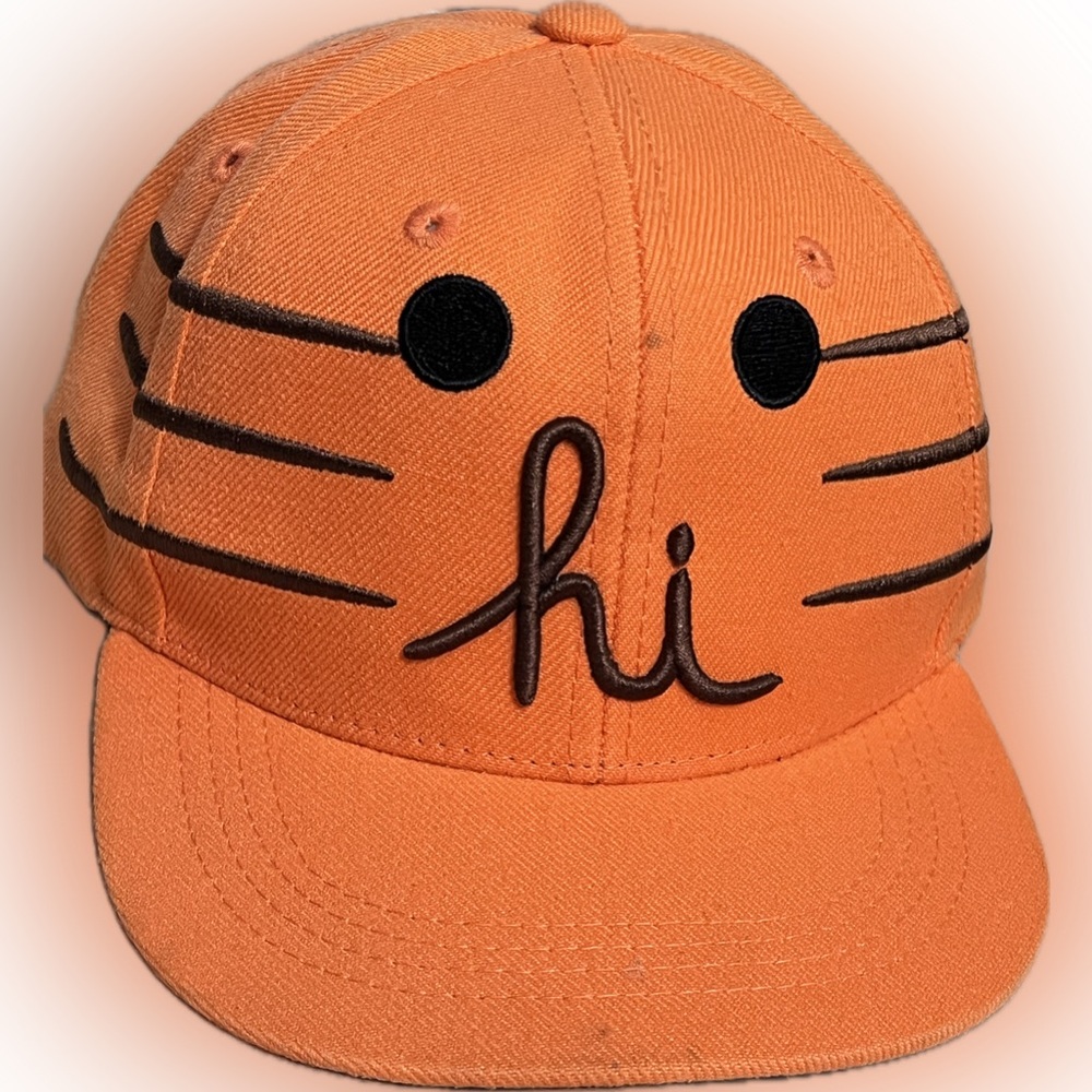 In4Mation Kids Orange ‘hi’ Tiger Snapback